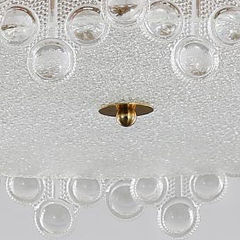 Creative Ceiling Light Contemporary Glass Flush Mount Light Fixture for Sitting Room