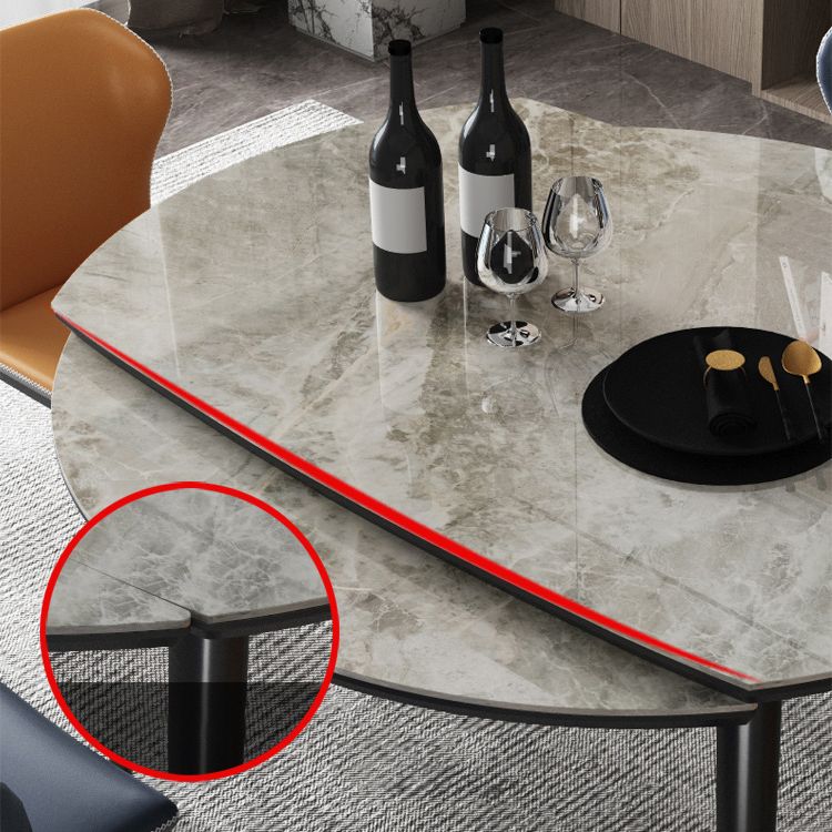 Modern Style Dining Room Dinner Table Round 4 Legs Dining Table