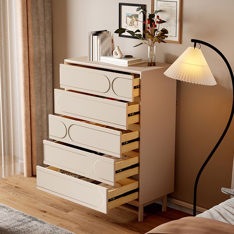 15.6-inch W Storage Chest Contemporary Solid Wood Dresser with 5/6 Drawers