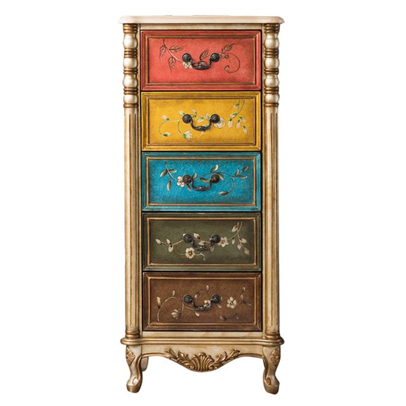 Mid-century Modern  Wooden Chest Rectangle Accent Chest with Drawers