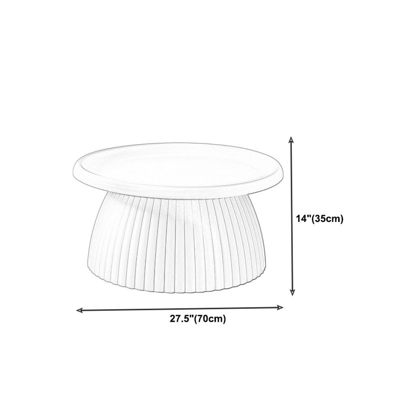 Round Pedestal Coffee Table Scandinavian Macaron Coffee Cocktail Table