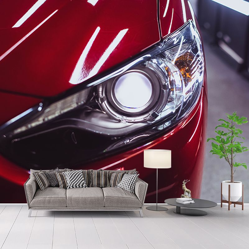 Contemporary Car Wall Covering for Sleeping Room, Custom Size Available
