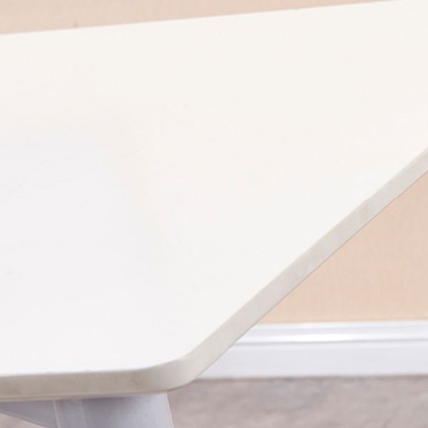 Rectangular Dining Table Modern Wood Tabletop for Living Room