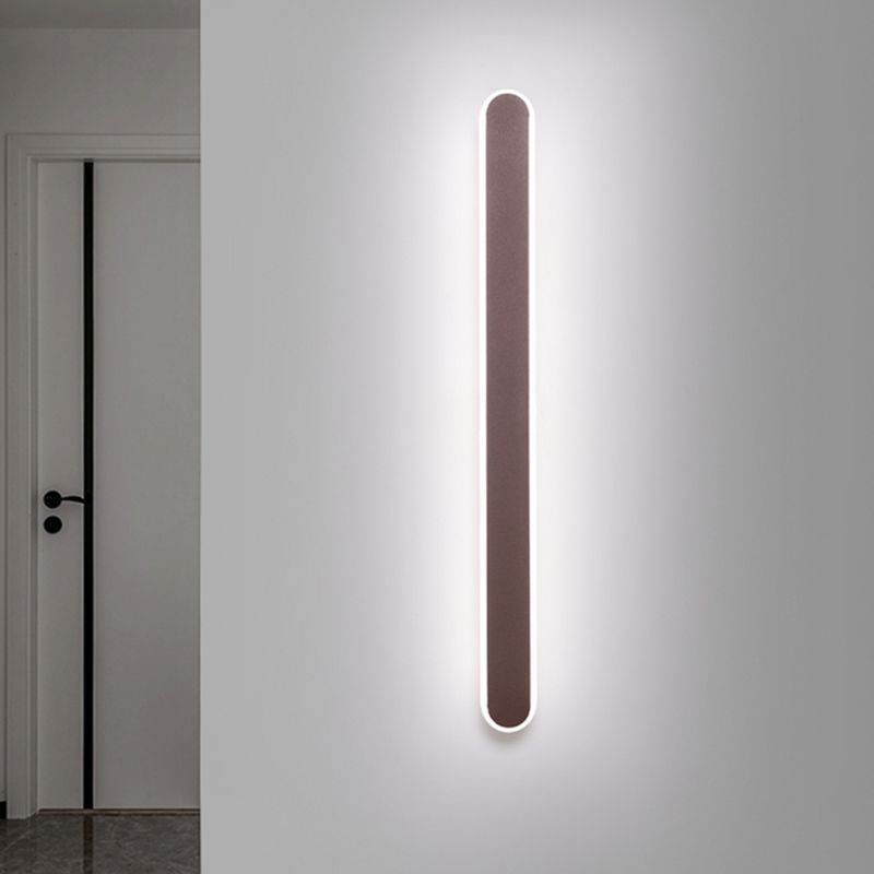 Modern LED Wall Mount Light 1-Light Wall Light with Acrylic Shade for Bedroom