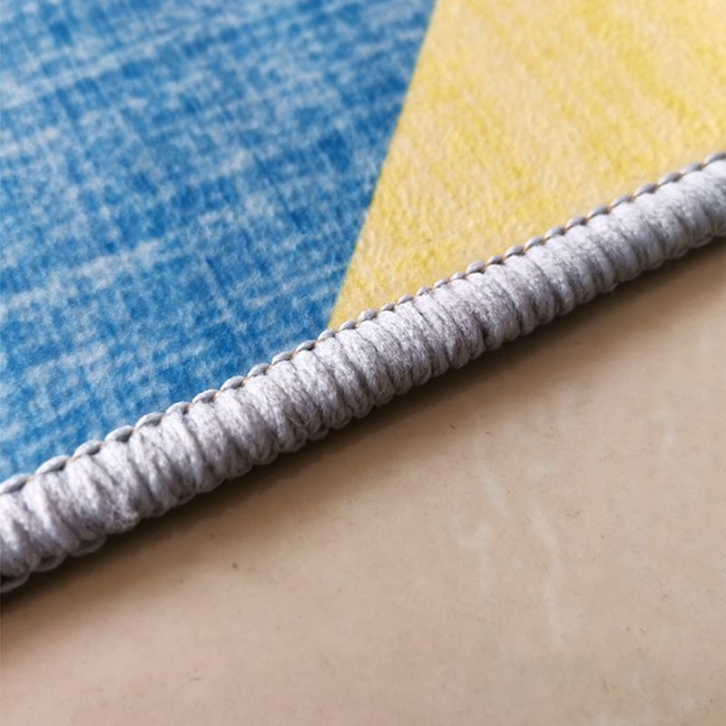 Alfombra de arte abstracto moderno alfombra de poliéster alfombra interior de la alfombra resistente a las manchas para sala de estar para sala de estar