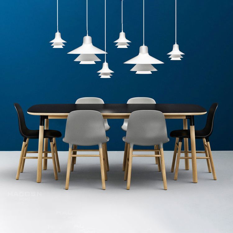 Sillas de estilo moderno, sillas sin brazos con patas de madera para cocina