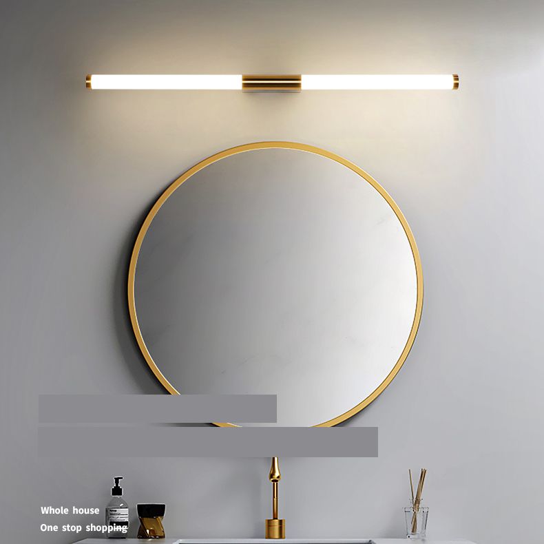 Tube metalen wand gemonteerd licht Simplicity Style LED goudzwart wandlamp armatuur