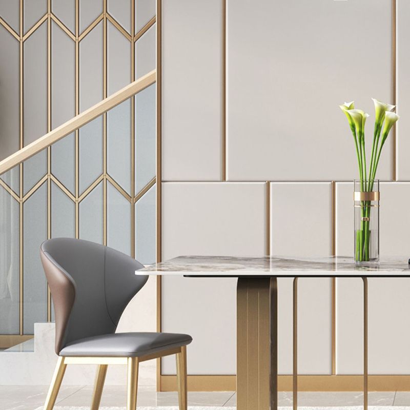 Luxe 1/2/3/5/6/7/8/9 stukken Dinerset met stenen eettafel en stoelen dinette set