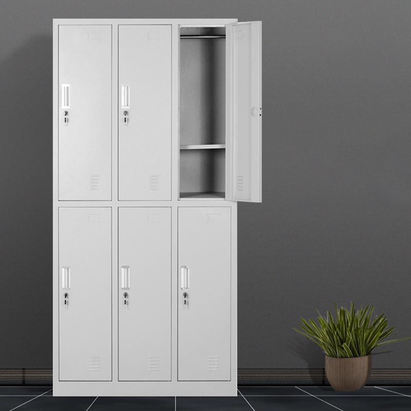 Metal Contemporary Wardrobe Armoire Hinged Wardrobe Cabinet for Home