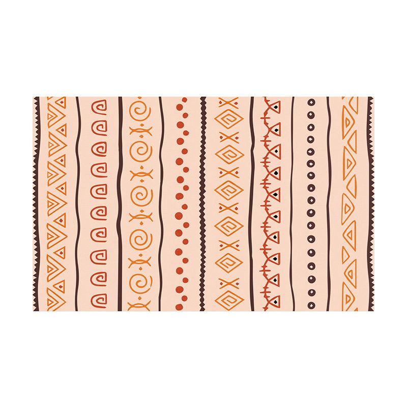 Multi-Color Americana Rug Creative Tribal Pattern Rug Friendly Washable Carpet for Living Room