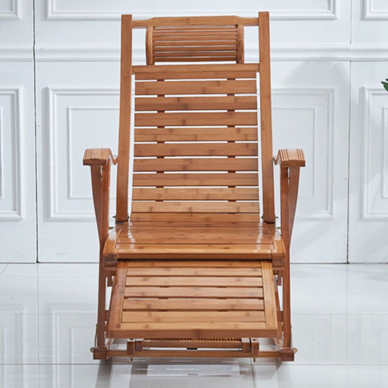 Modern Style Indoor Rocking Chair Natural Ratten Rocking Chair