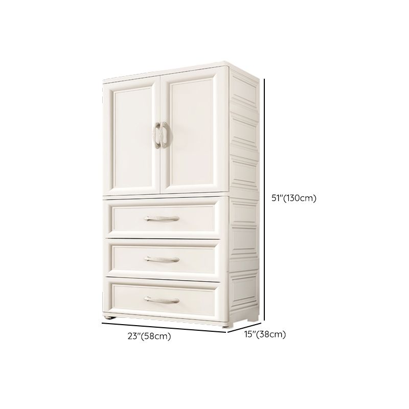 Rectangular Plastic Storage Cabinet Teen Style Bedroom Wardrobe