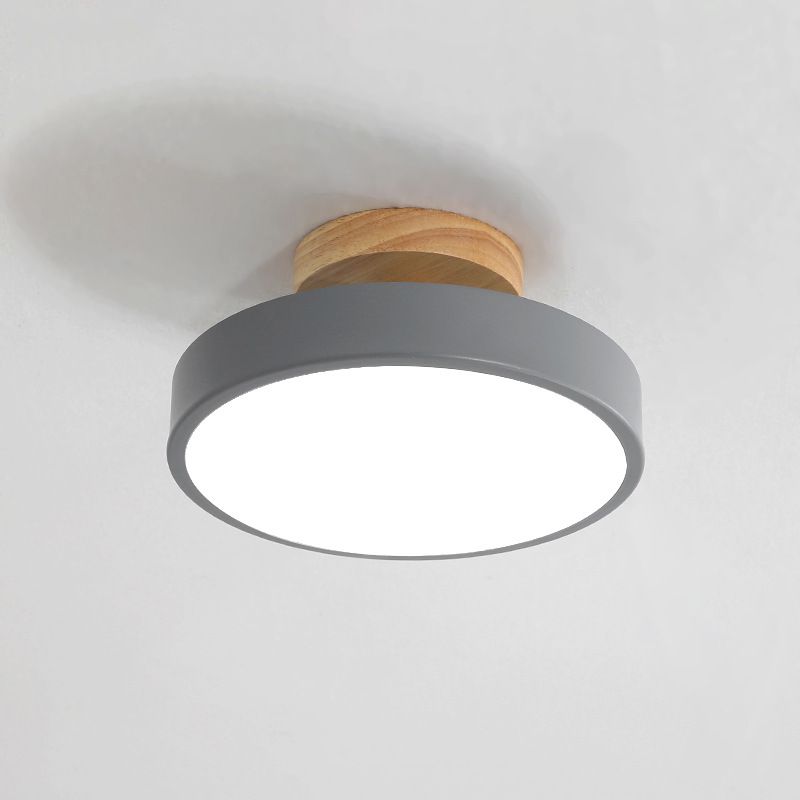 Plafonnier encastré en cercle acrylique, plafonnier LED de Style moderne