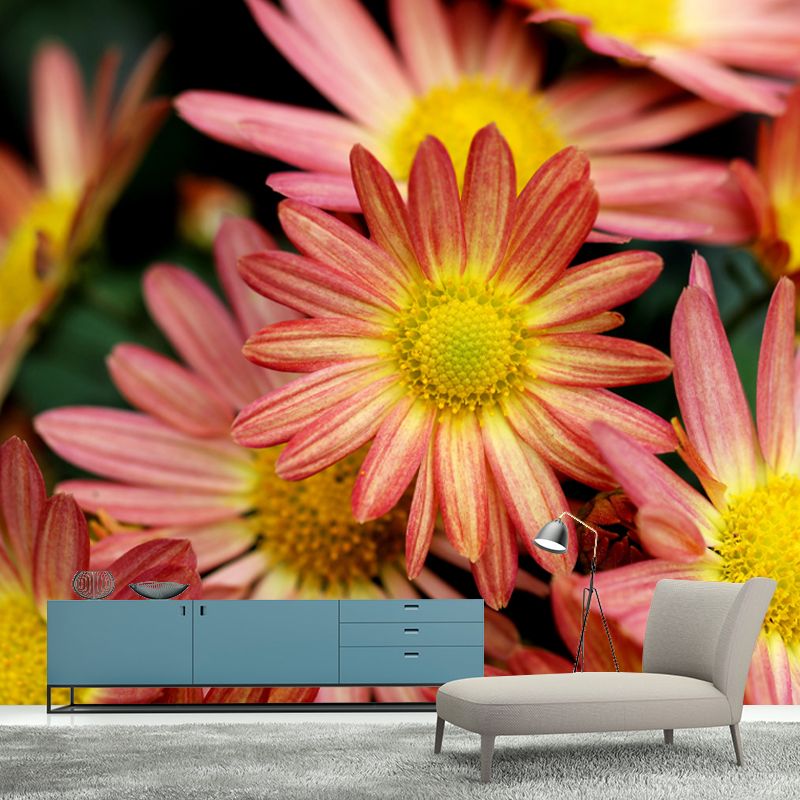 Flower Wall Decals Stain Resistant Home Wall Decor for Bedroom Living Room