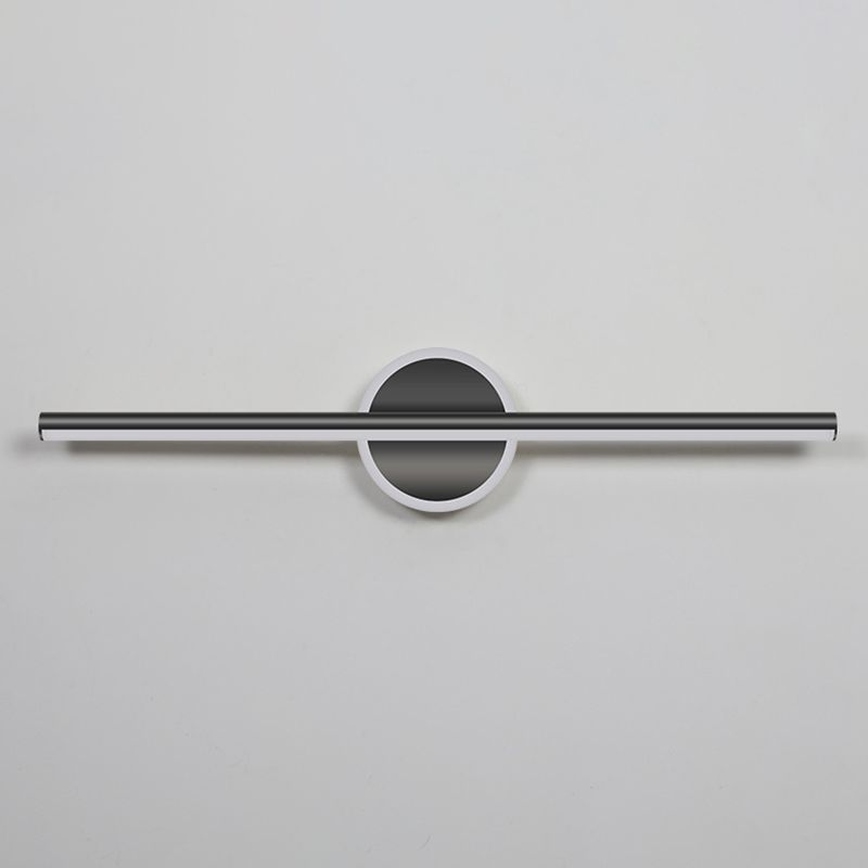 Linear Sconce Lights Modern Metal 2 Light Sconce Light Fixtures in Black Finish