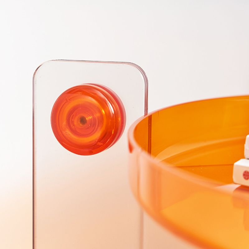 25.19" Tall 3 Legs End Table Tray Top Accent Side Table for Living Room