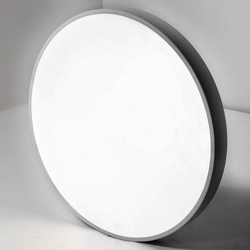 Thin Round Led Flush Mount Ceiling Light Modern Minimalist Macaron Style Aisle Balcony Bedroom Study Lamps