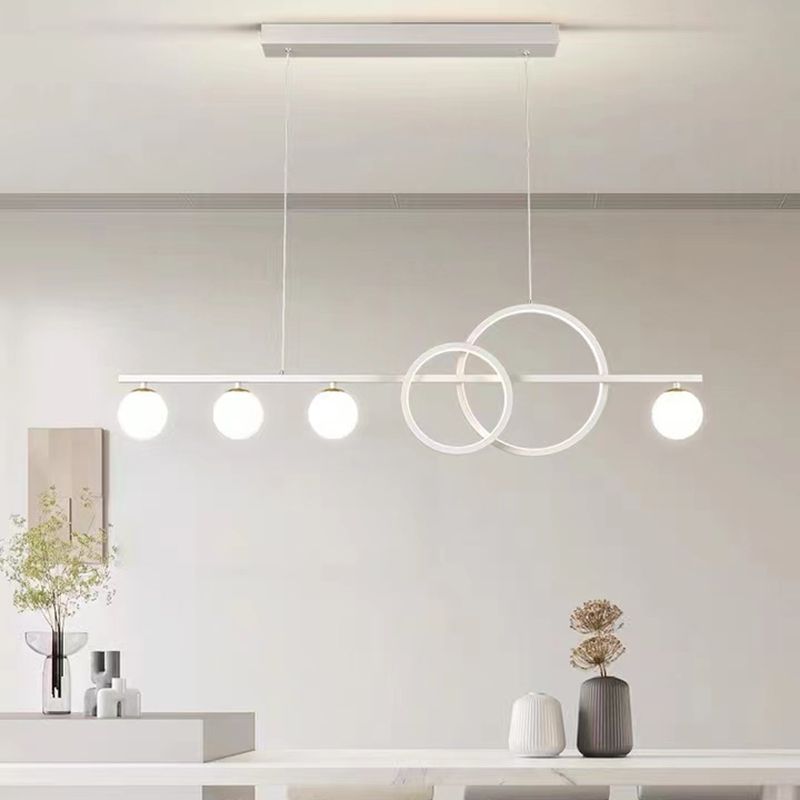 Modernism White Kitchen Island Lighting Acrylic Ceiling Light