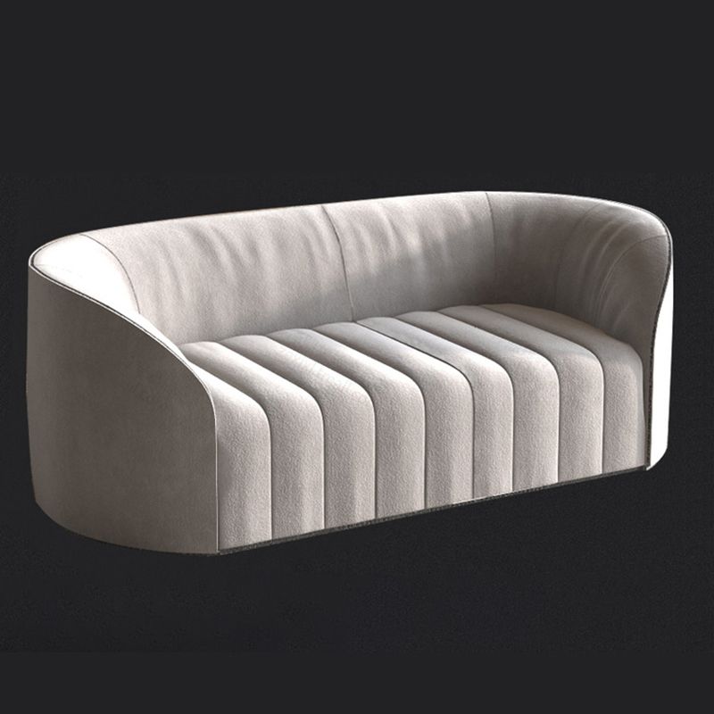 Contemporary Tight Back Standard Sofa Tuxedo Arm Sofa for Living Room