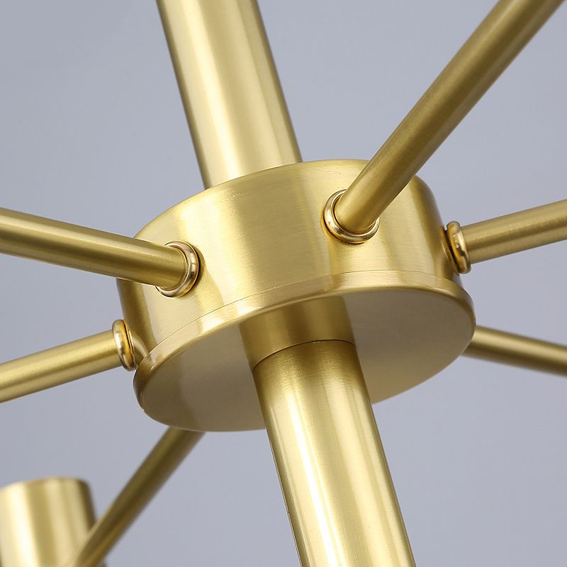 Modern Style Clear Glass Ball Chandelier Light Simplicity Multi Lights Suspension Lamp for Dining Room