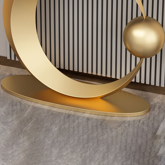 Contemporary Console Accent Table Half Moon Console Sofa Table
