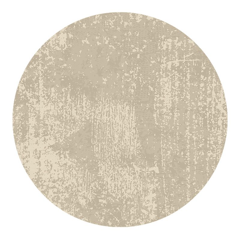 Moderne Kontrastfarbe Fläche Teppichbraun Polyester Fläche Teppich Anti-Rutsch-WASY-Pflege Teppich für Wohnzimmer