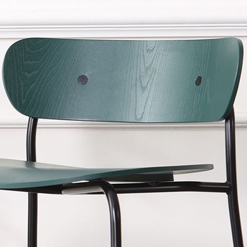 Industrieller, schlichter Barhocker aus Eisen, Restaurant-Hocker mit Holzsitz, 1 Stück