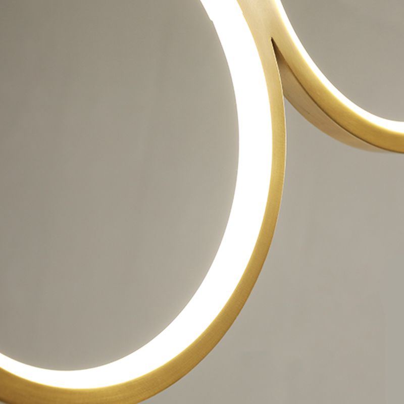 Circle Form Island Lichter moderner Metall 5-Licht-Inselbeleuchtung