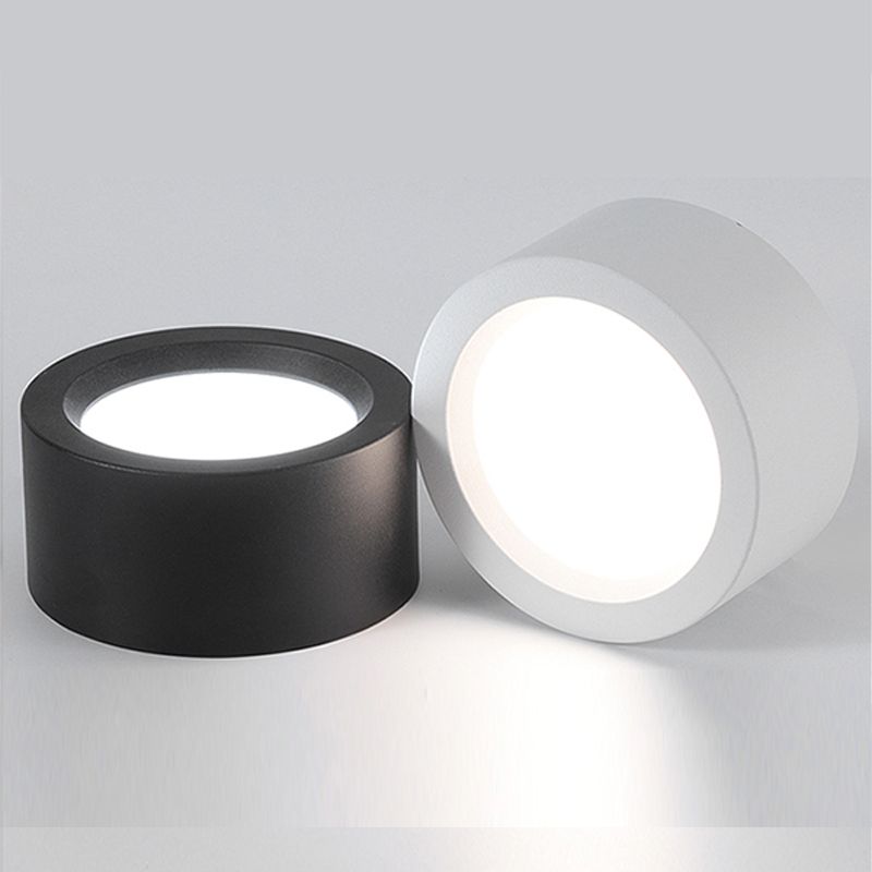 LED Cylindrical Surface Mounted Downlight Nordic Style Indoor Surface Mounted Ceiling Lamp
