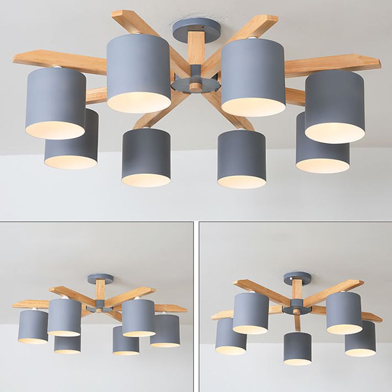 Luce a sospensione a sospensione moderna in metallo multifunzione