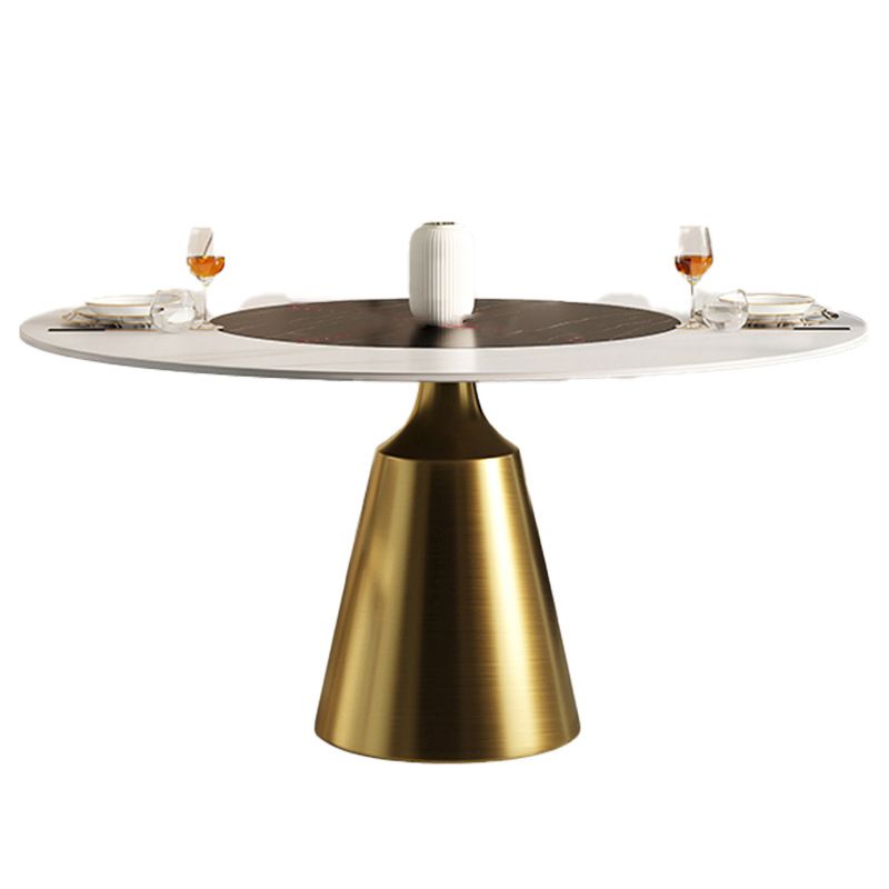 Scandinavian Round Dining Table Set 1/2/5/6/7 Pieces Home Dining Room Set