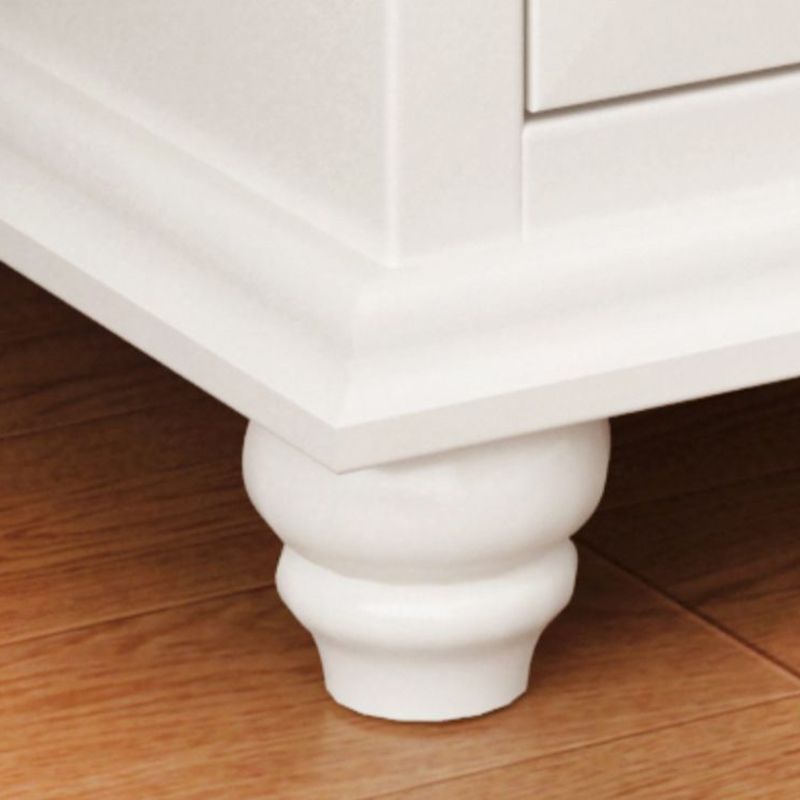 Contemporary Horizontal Double Dresser Birch Wood Storage Dresser for Room