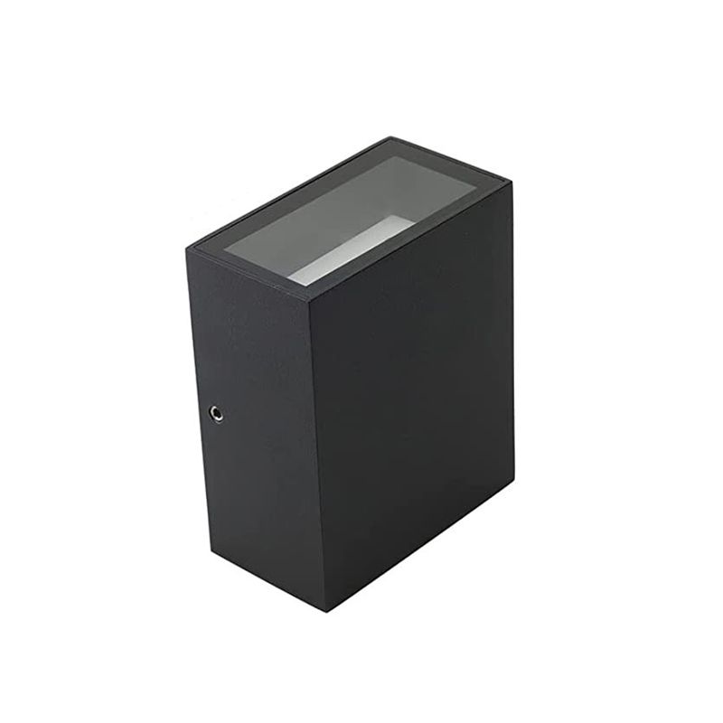 Geometric Shape Sconce Modern Style Metal 2 Lights Wall Light in White/Black