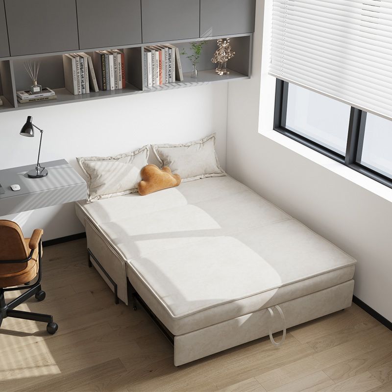 Pillow Included Sofa Futon Armless Cushion Back Sleeper Sofa