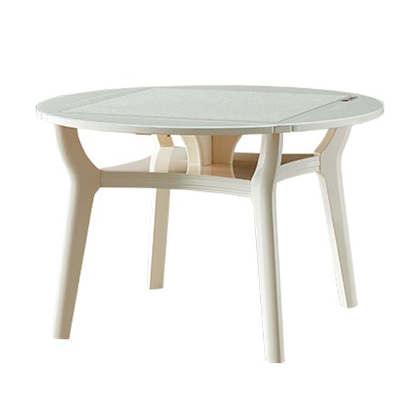 Contemporary Kitchen Dinner Table Extendable 4 Legs Dining Table