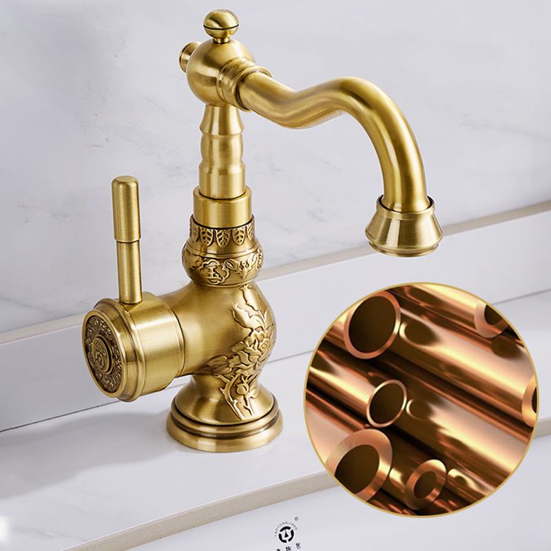 Traditional Kitchen Faucet Brass High Arc Gold Standard Kitchen Faucets Single Handle