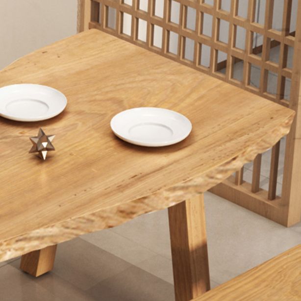 Modern 1/4/5/6 Pieces Dining Set Rectangle Pine Wood Dining Table for Dining Room