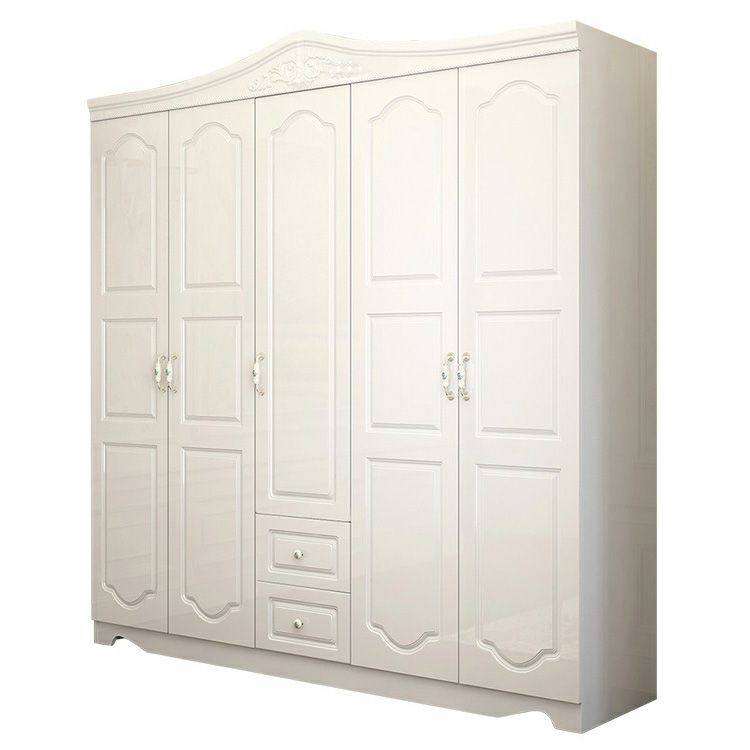 French Country Wardrobe Armoire Engineered Wood Wardrobe Closet
