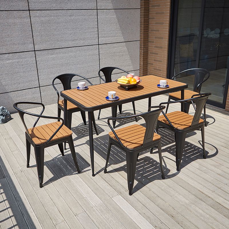 Modern Style 1/5/7 Pieces Dining Set Reclaimed Wood Dining Table Set