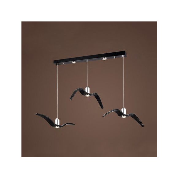 Modern Metal Pendant Lighting, Seagull Ceiling Light Fixture