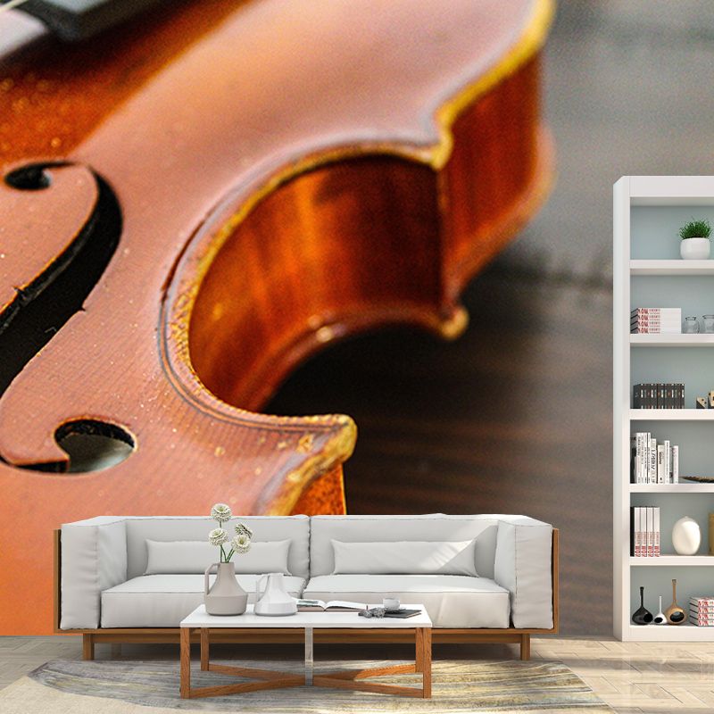 Violin Music Horizontal Photography Guitar Mural Decorative Eco-friendly for Wall Decor