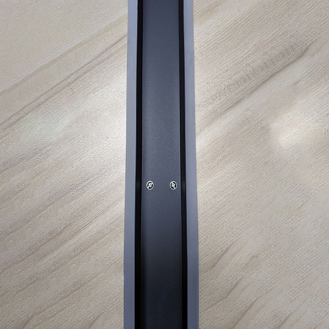 Quadratische Form Metallwandbeleuchtung moderne Einleuchtwandmontage in Schwarz