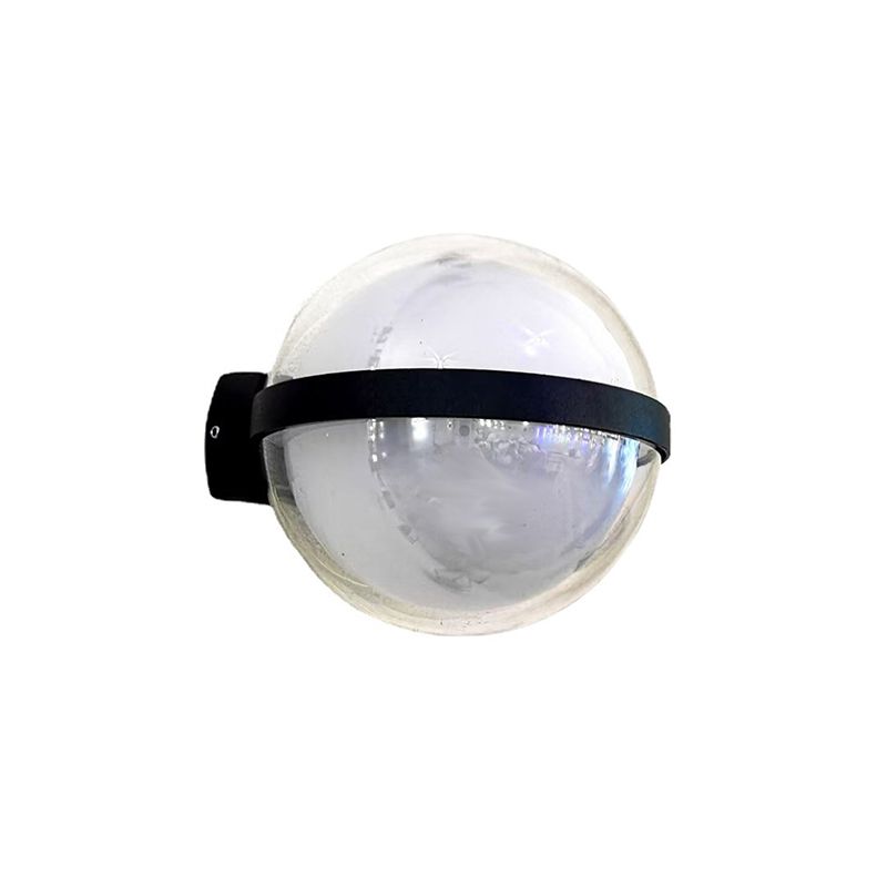 Ball Shape Wall Lamp Modern Style Acrylic 1 Lights Wall Light in White