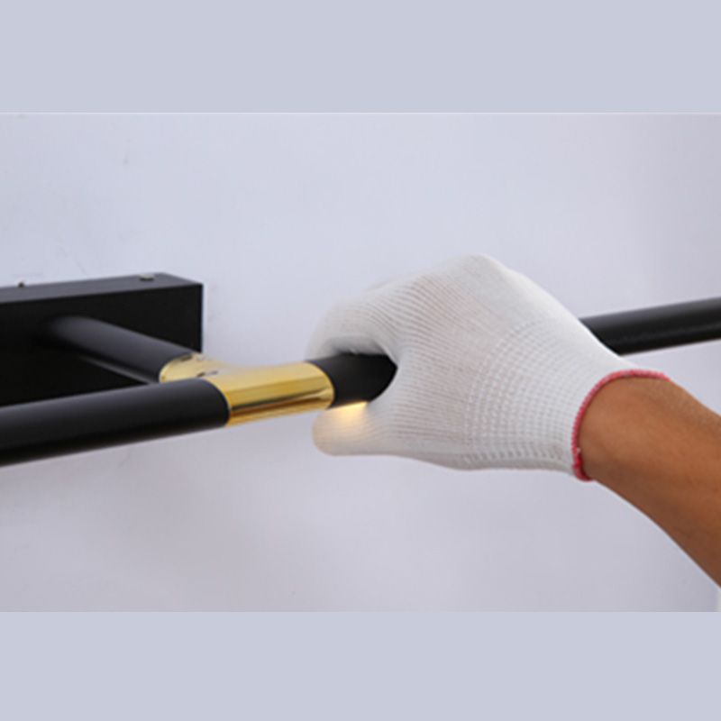 Lampada montata a parete nera Lampada montata Nordic LED LED LED ALIMINE DI SCONCE