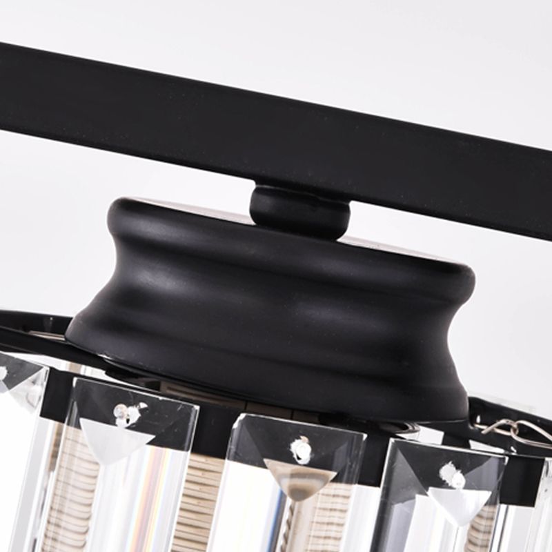 Light Luxury Style Hanging Lamp Geometry Shape Island Light Fixture for Dining Table