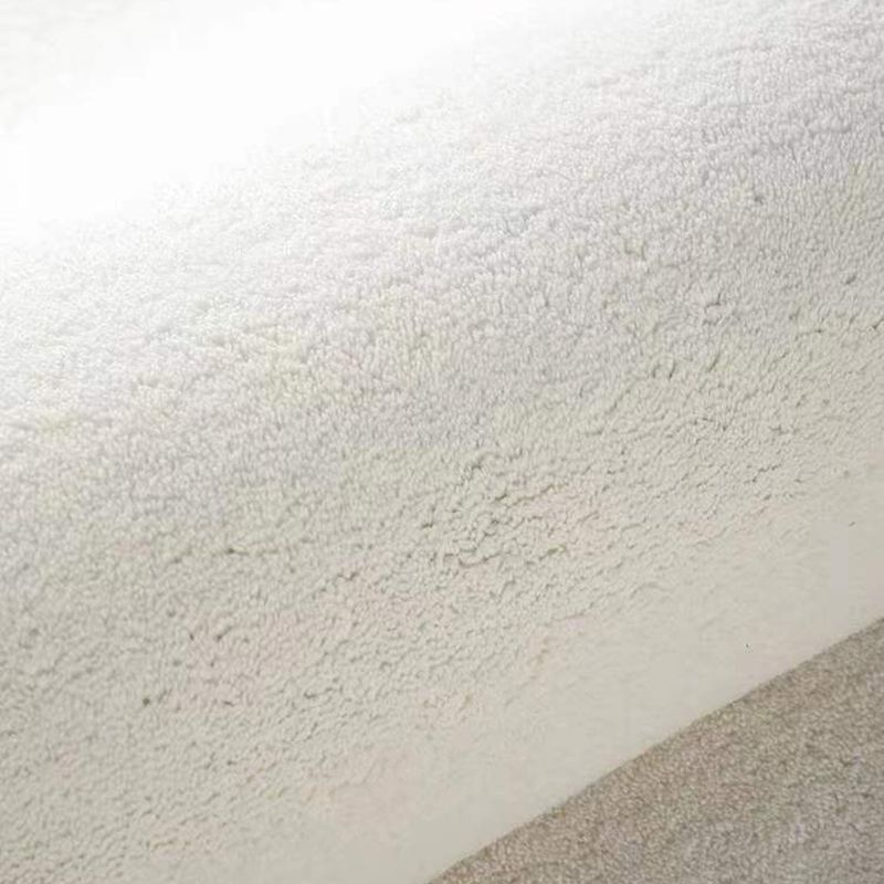 Modern Geometric Print Rug Apricot Polyester Area Carpet Non-Slip Backing Rug for Drawing Room