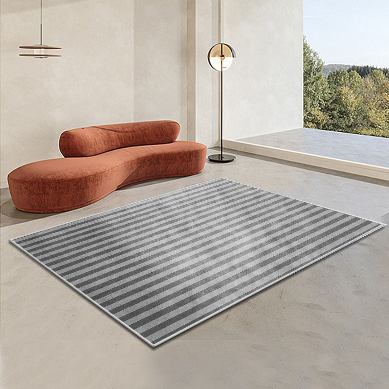 Tapis de zone moderne chic Modèle géométrique Polyester Area Tapis tapis de support sans glissement pour le salon