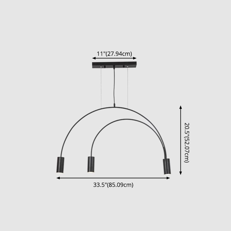 Nordic Modern Simple Style Hanging Chandelier Light for Dining Room Bar