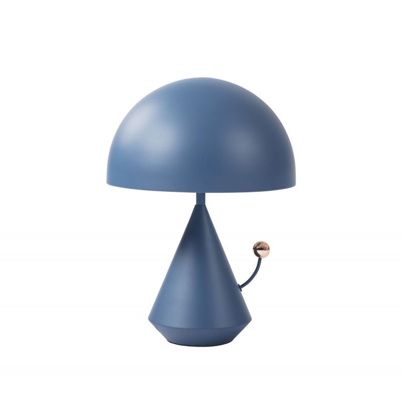 Paddestoeltafel Lamp Designer Style Metalen 1-Bulb Slaapkamer Nachtlicht met aanraakknop