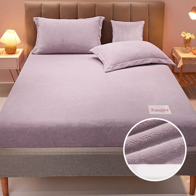 Polyester Bed Sheet Set Solid Color Extra Soft Bed Sheet Set